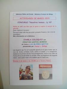 Charla coloquio del libro Las mujeres que fui