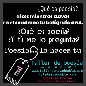 Taller poesía